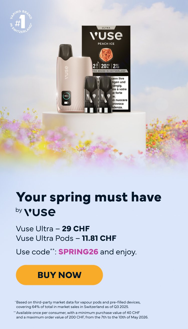 Vuse Spring Banner Mobile